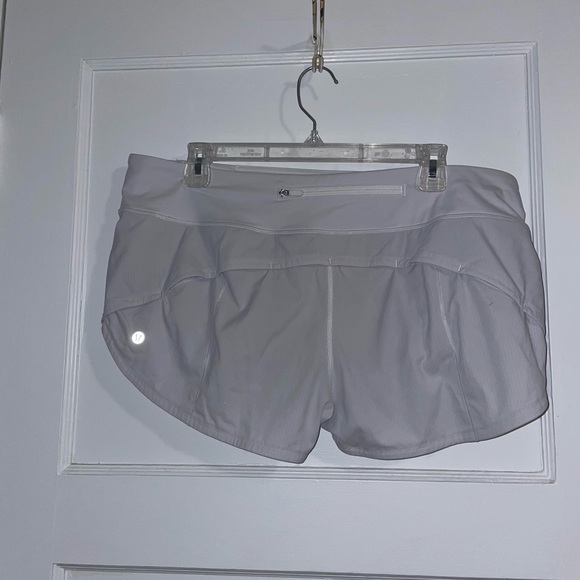 lululemon athletica Pants - White lululemon speed up shorts size 12